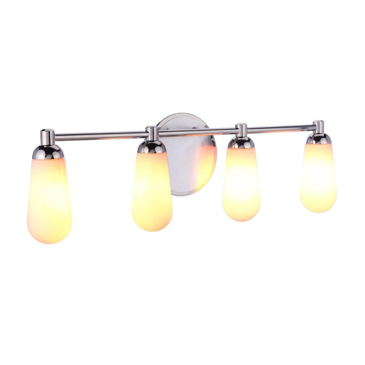 Craftmade - 13131BNKPLN4 - Four Light Vanity - Riggs - Brushed Polished Nickel / Polished Nickel