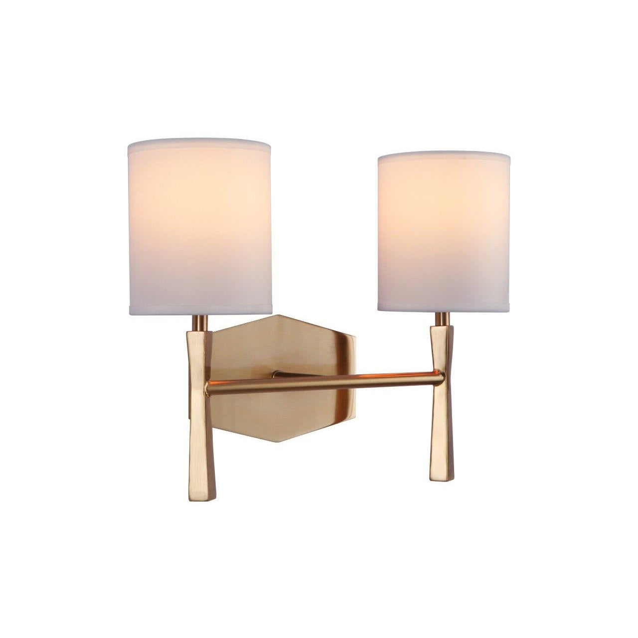 Craftmade - 16014SB2 - Two Light Vanity - Chatham - Satin Brass