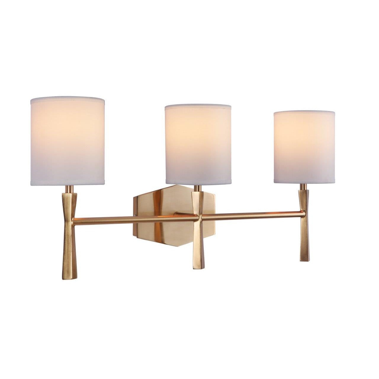 Craftmade - 16023SB3 - Three Light Vanity - Chatham - Satin Brass