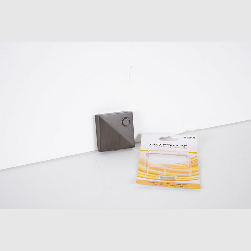 Craftmade - PB5009-AI - LED Lighted Push Button - Push Button-Surface Mount - Aged Iron