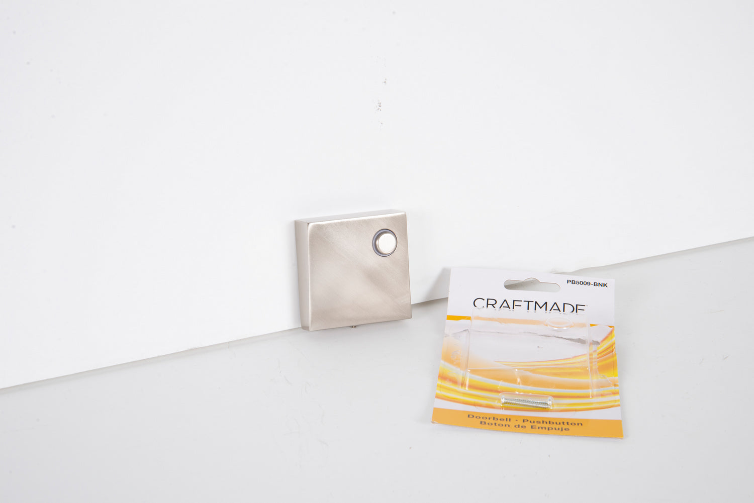 Craftmade - PB5009-BNK - LED Lighted Push Button - Push Button-Surface Mount - Brushed Polished Nickel