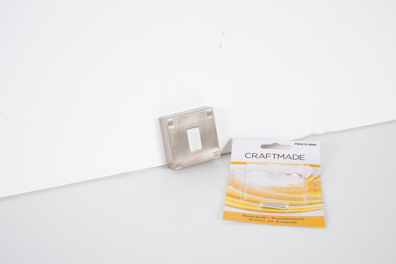 Craftmade - PB5015-BNK - Surface Mount Lighted Push Button - Push Button-Surface Mount - Brushed Polished Nickel