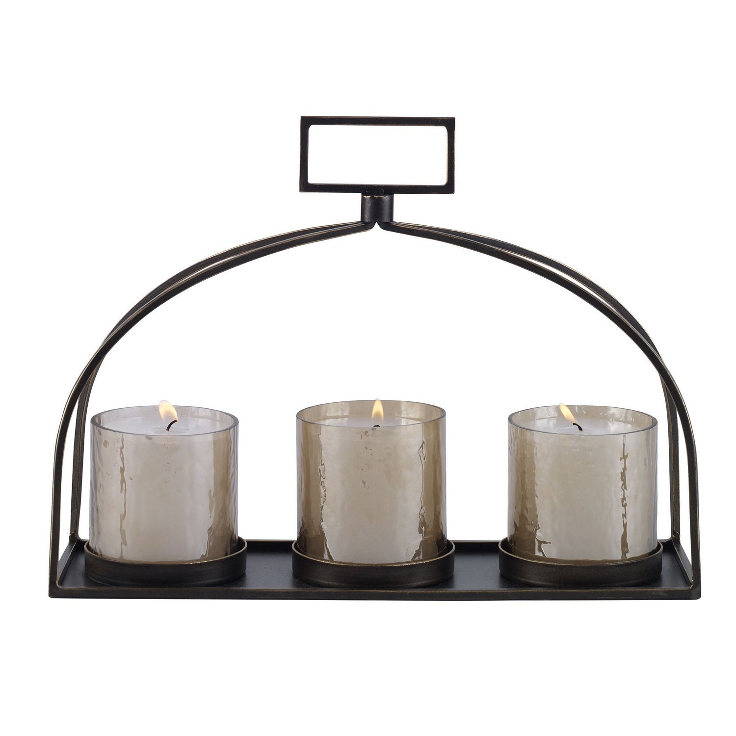 Uttermost - 18040 - Triple Candleholder - Riad, - Dark Bronze