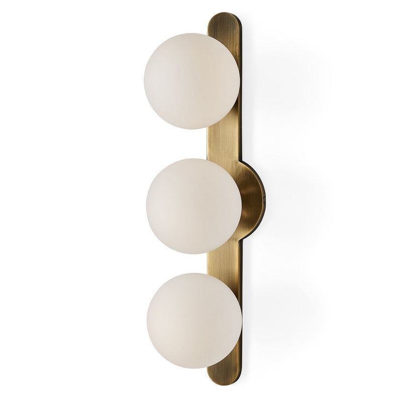 Uttermost - 22559 - Three Light Wall Sconce - Droplet, - Antique Brass