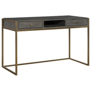 Uttermost - 25201 - Desk - Taja - Stainless Steel