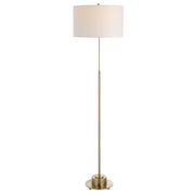 Uttermost - 30152-1 - One Light Floor Lamp - Prominence - Brushed Antique Brass
