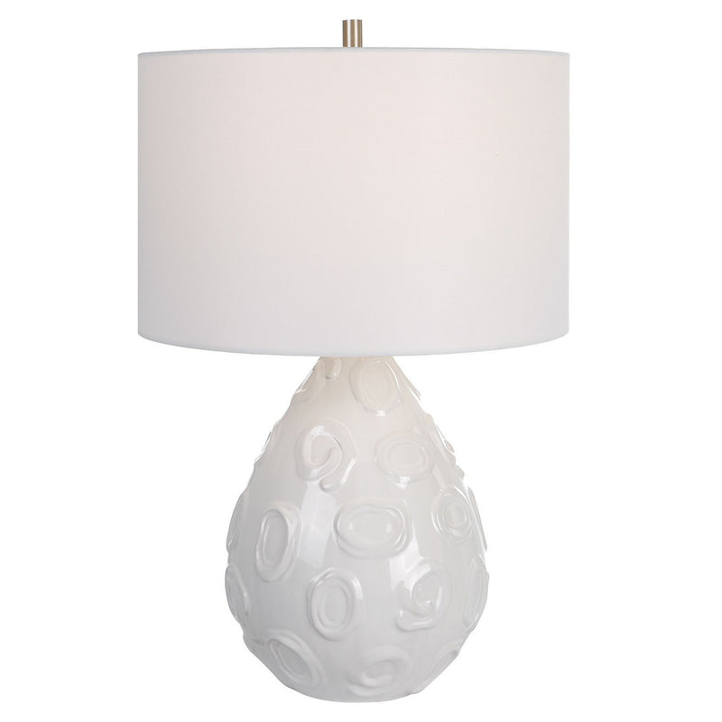 Uttermost - 30159-1 - One Light Table Lamp - Loop - Brushed Nickel
