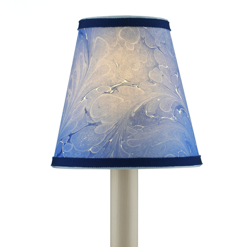Currey and Company - 0900-0013 - Chandelier Shade - Marble Collection - Blue