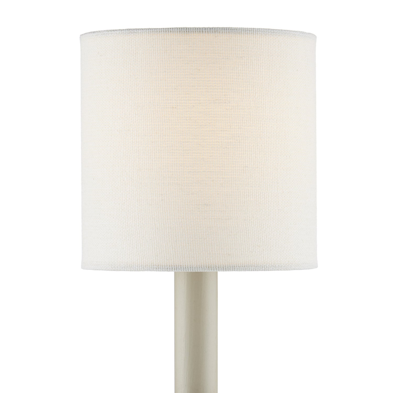 Currey and Company - 0900-0023 - Chandelier Shade - Off White Fine Grasscloth - Off-White