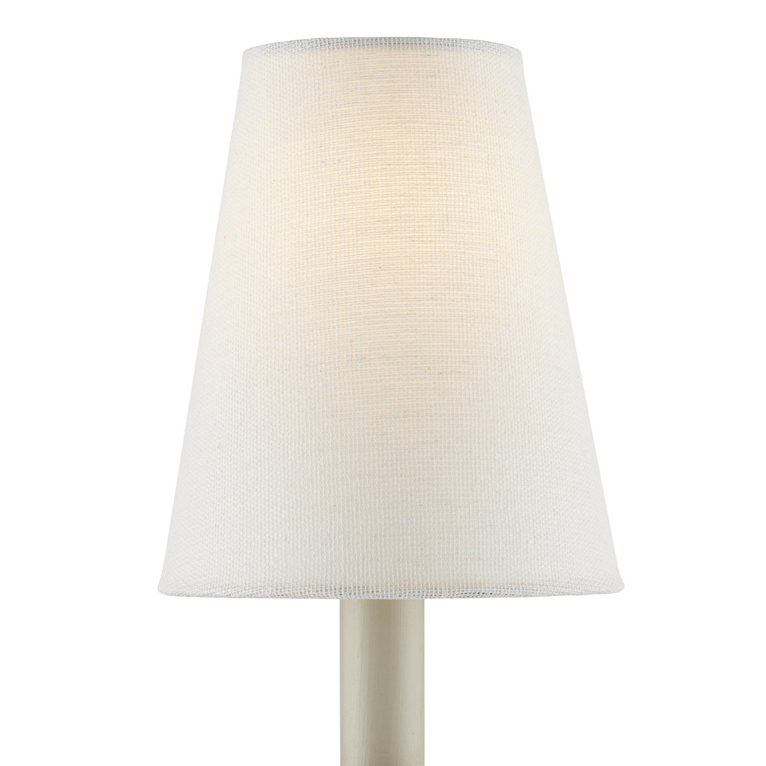 Currey and Company - 0900-0024 - Chandelier Shade - Off White Fine Grasscloth - Off-White