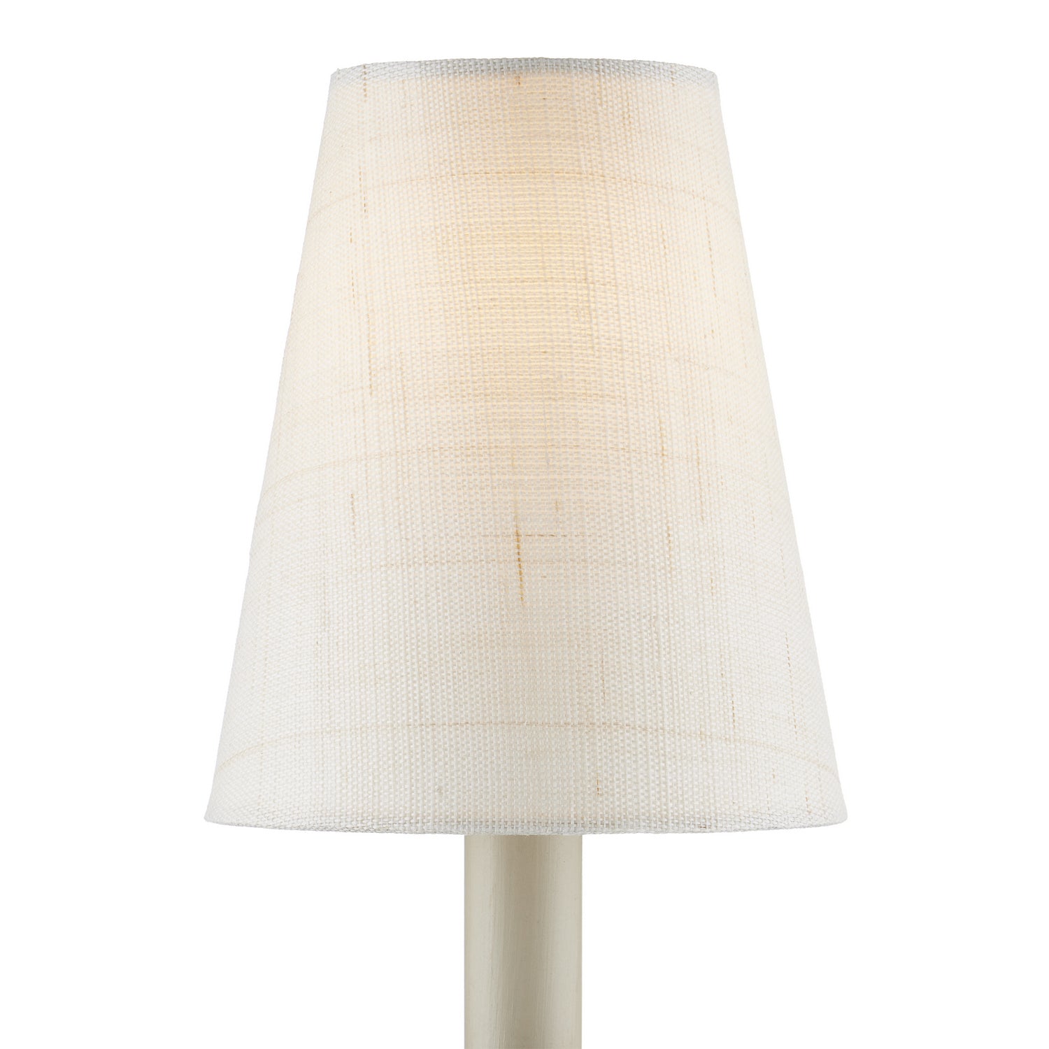 Currey and Company - 0900-0025 - Chandelier Shade - Ivory Fine Grasscloth Tapered Chandelier Shade - Light Natural