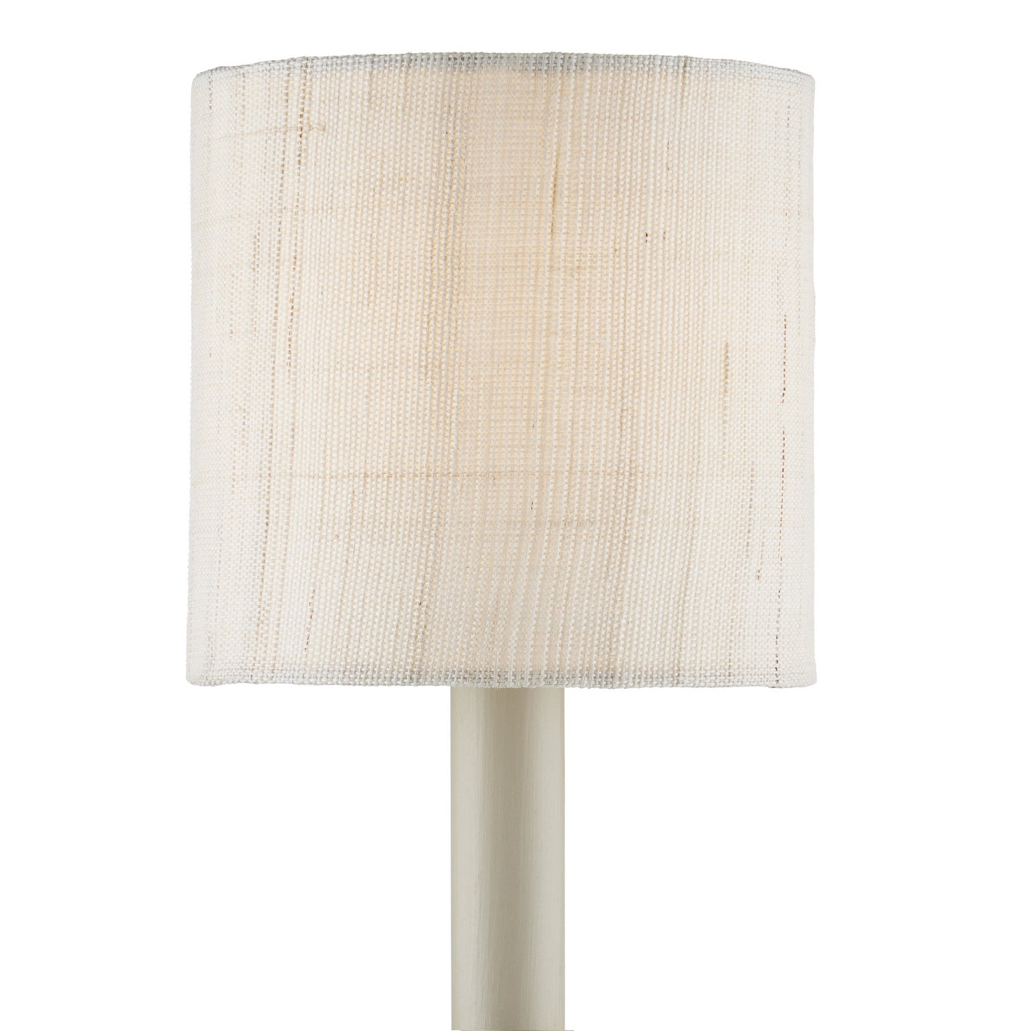 Currey and Company - 0900-0026 - Chandelier Shade - Ivory Fine Grasscloth Drum Chandelier Shade - Light Natural
