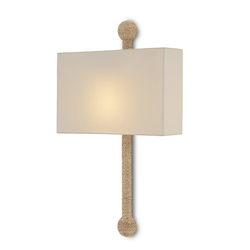 Currey and Company - 5900-0052 - One Light Wall Sconce - Senegal Wall Sconce - Natural