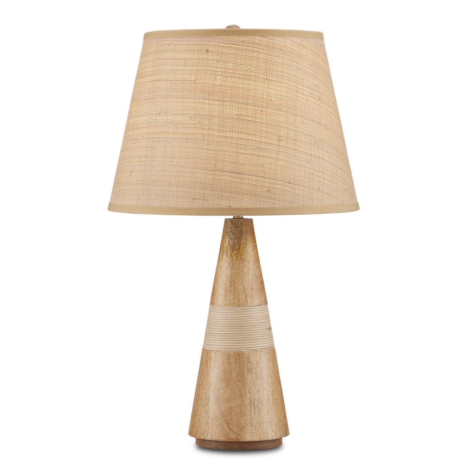 Currey and Company - 6000-0828 - One Light Table Lamp - Amalia Table Lamp - Natural/Brass