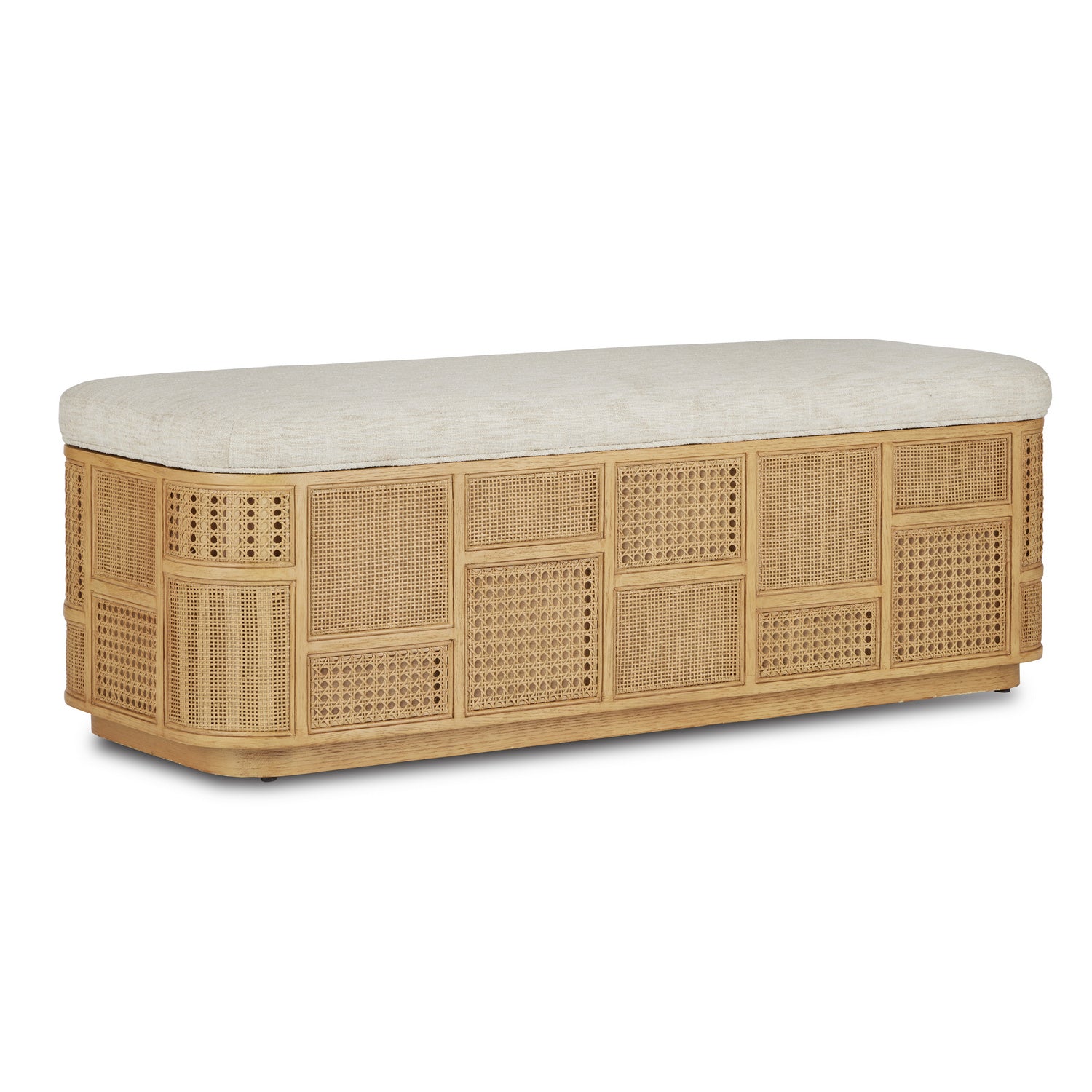 Currey and Company - 7000-0662 - Bench - Anisa Collection - Sea Sand