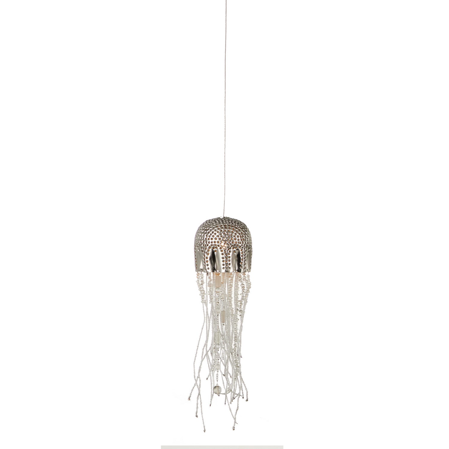 Currey and Company - 9000-1026 - One Light Pendant - Medusa Collection - Nickel