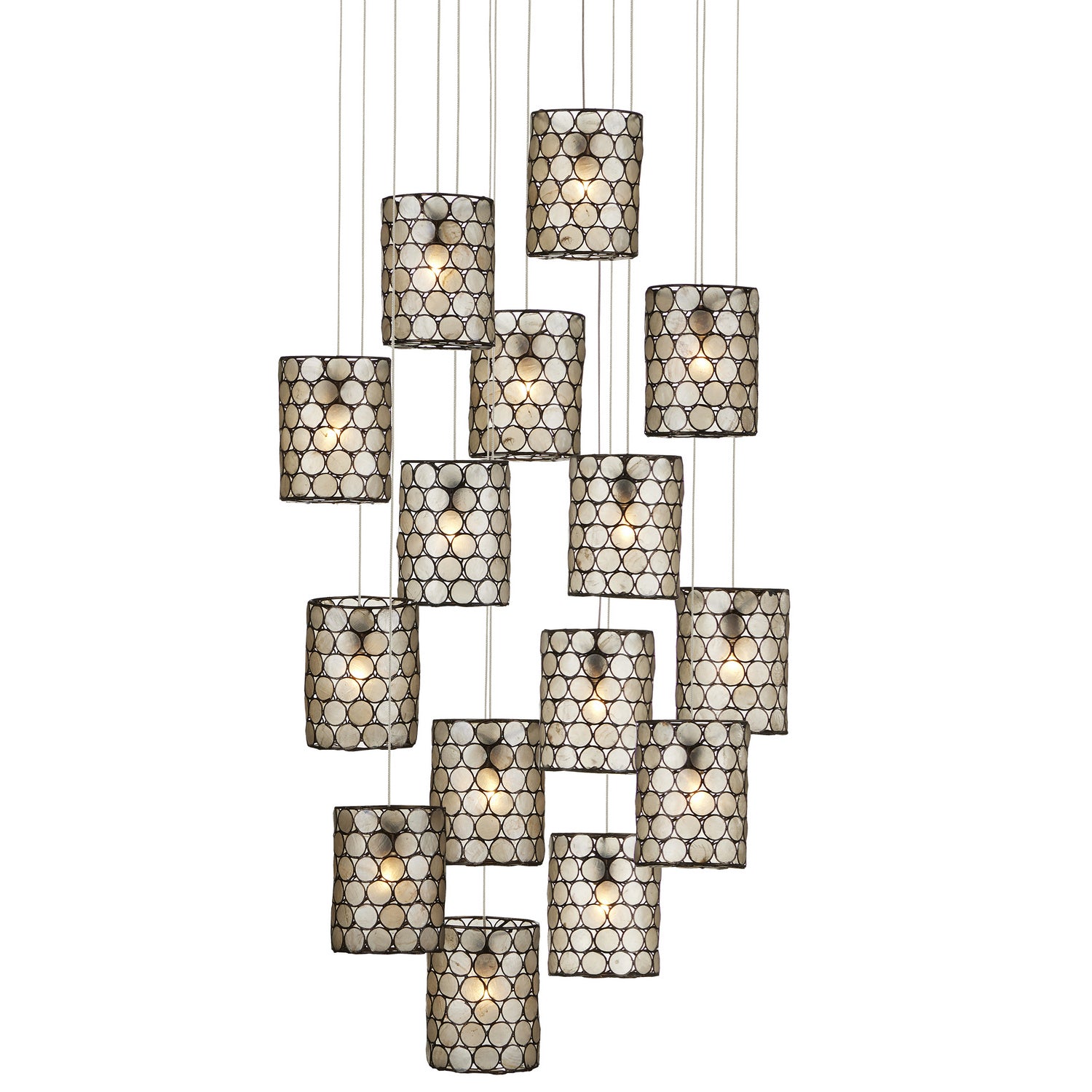 Currey and Company - 9000-1050 - 15 Light Pendant - Regatta Collection - Cupertino