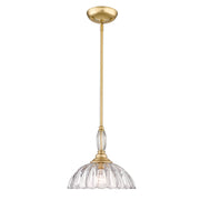 Golden - 6952-M BCB-CLR - One Light Pendant - Audra - Brushed Champagne Bronze