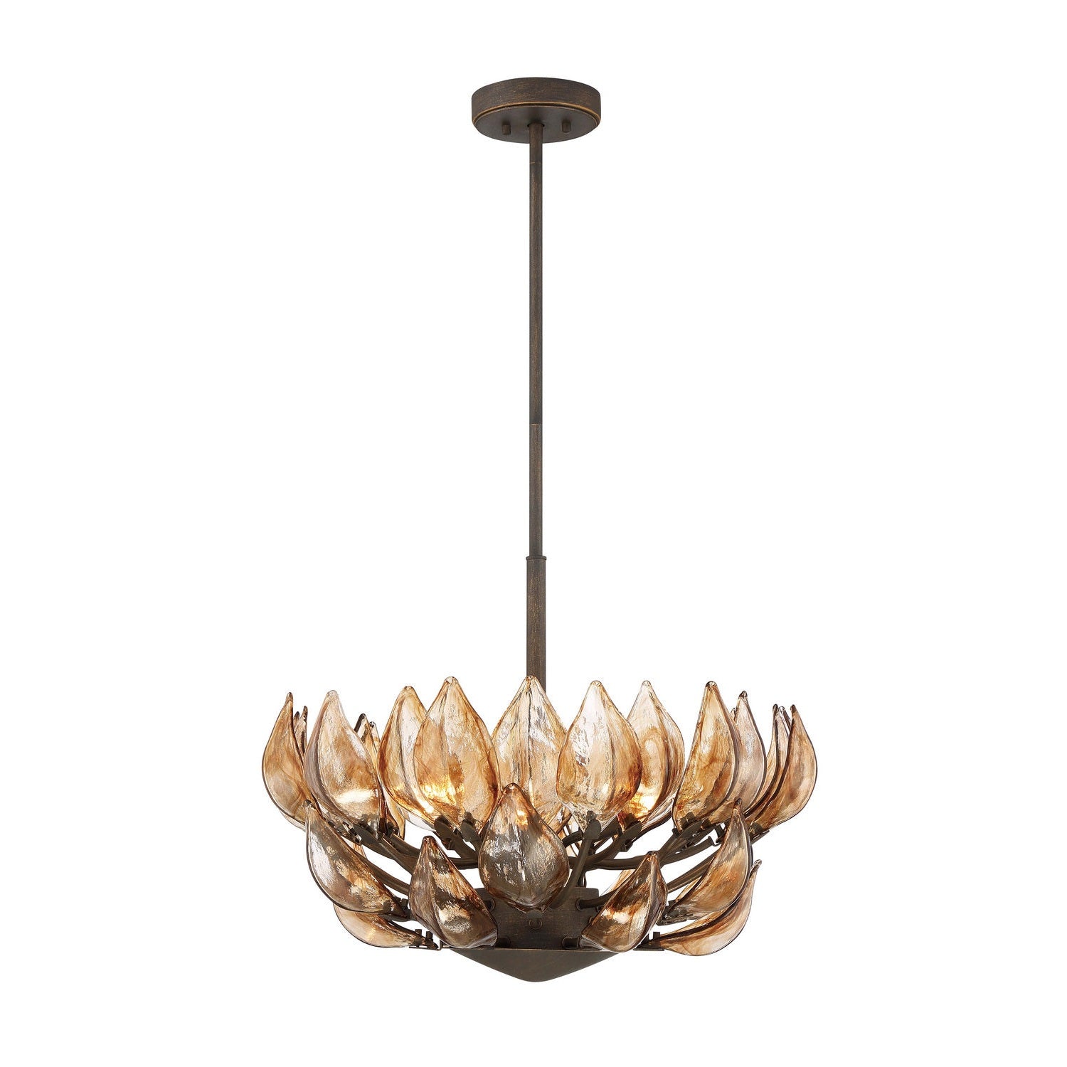 Metropolitan - N6686-874 - Six Light Pendant - Arboles - Heritage Bronze
