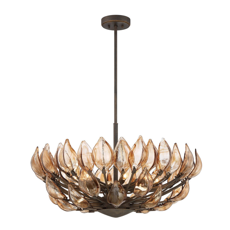 Metropolitan - N6688-874 - Eight Light Pendant - Arboles - Heritage Bronze