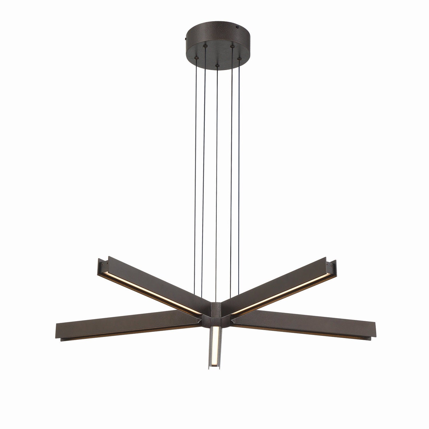 George Kovacs - P5490-172-L - LED Chandelier - Structure - Smoked Iron