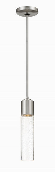 George Kovacs - P971-084 - One Light Mini Pendant - Light Rain - Brushed Nickel