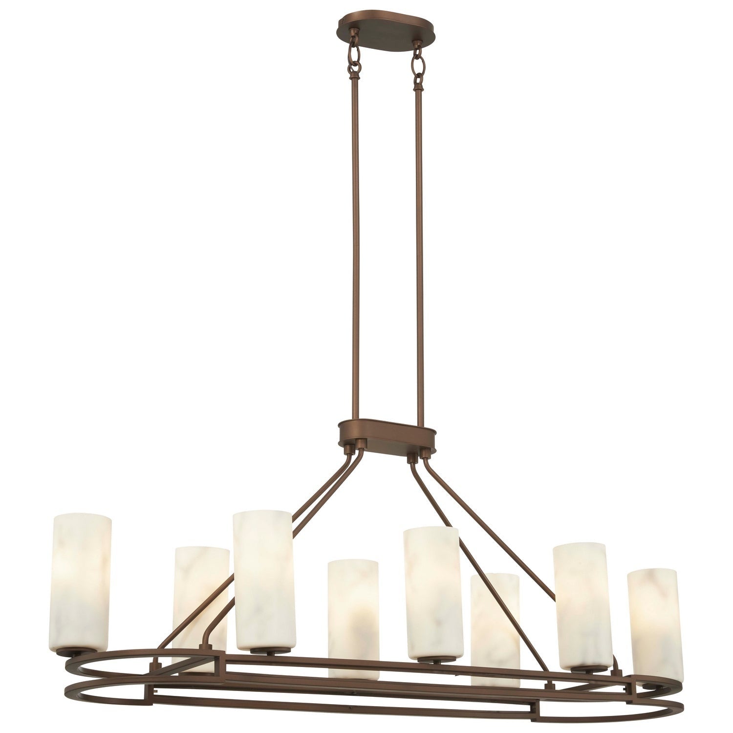 Minka-Lavery - 1678-755 - Eight Light Island Pendant - Buchanan - Hellenic Bronze