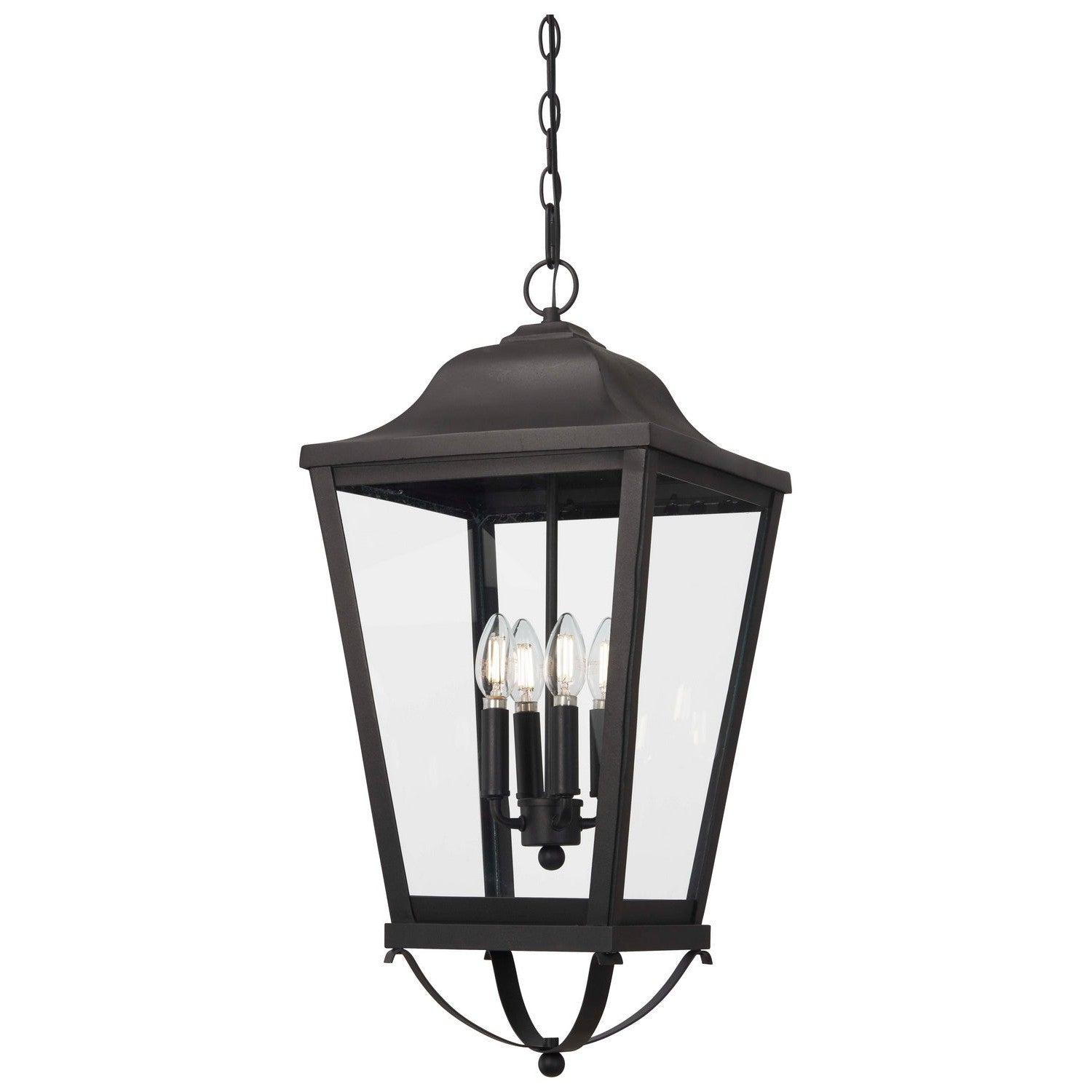 Minka-Lavery - 73288-66 - Four Light Outdoor Chain Hung - Savannah - Sand Coal