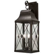 Minka-Lavery - 73294-143C - Four Light Outdoor Wall Mount - De Luz - Oil Rubbed Bronze W/ Gold High