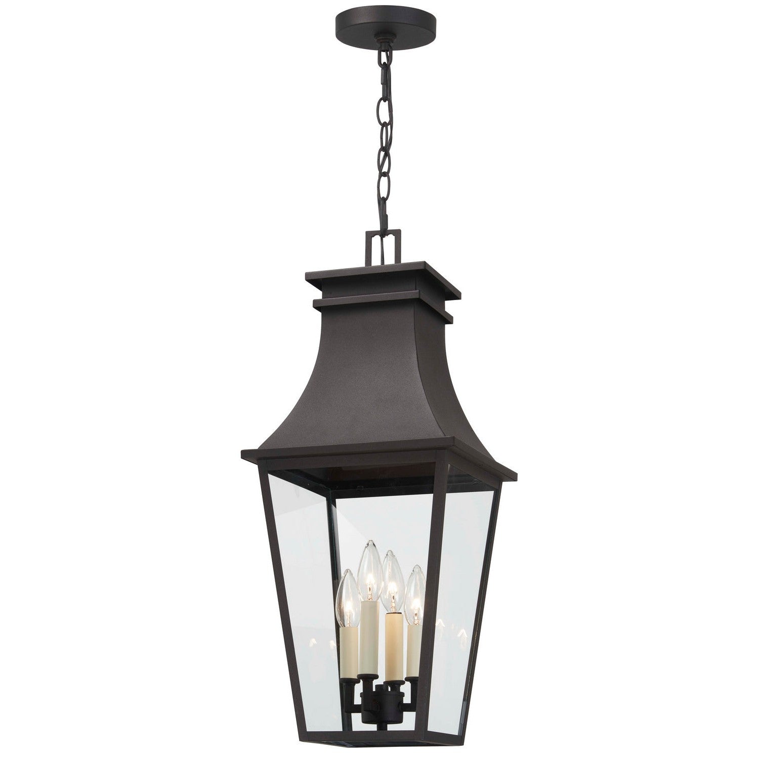 Minka-Lavery - 7998-66 - Four Light Outdoor Chain Hung - Gloucester - Sand Coal