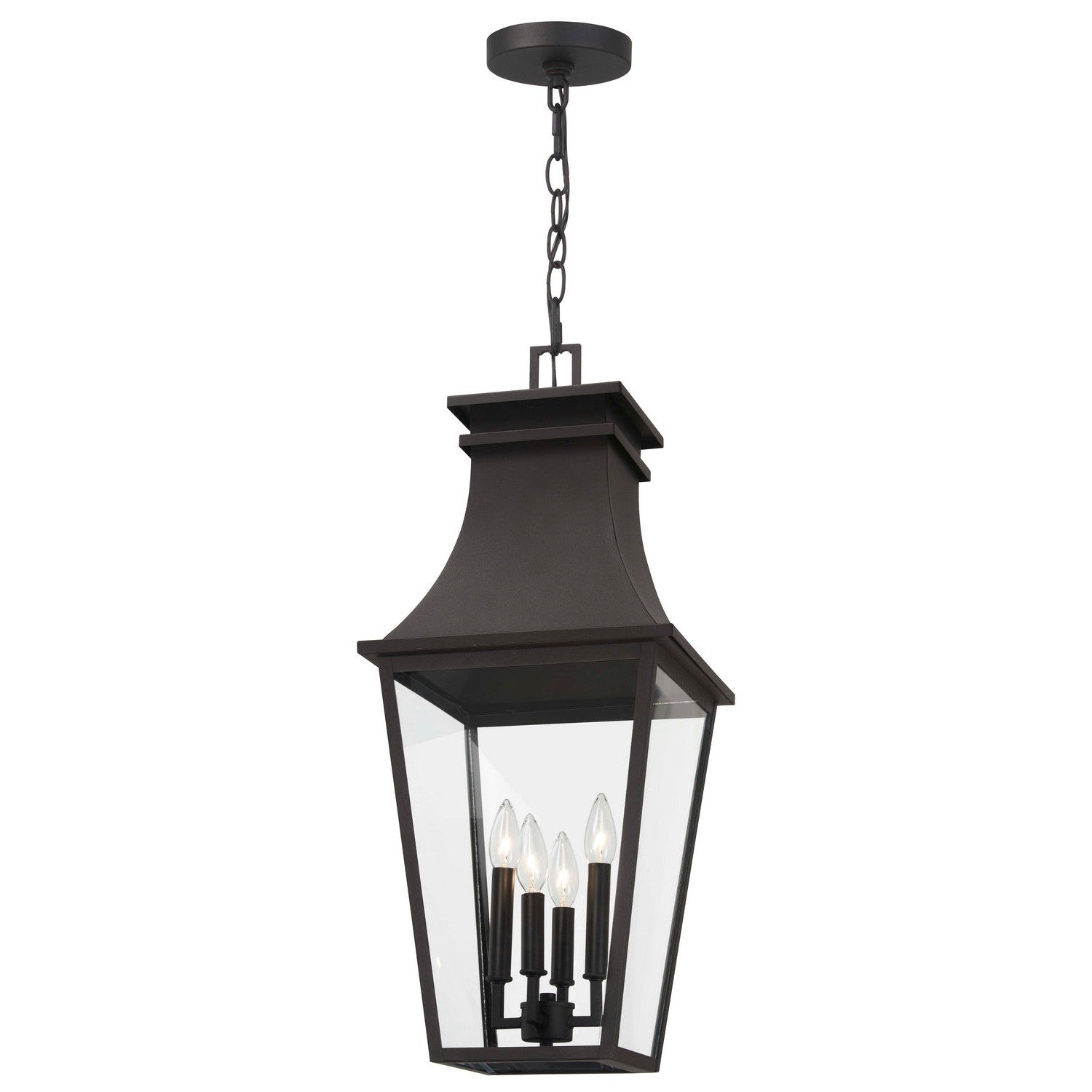 Minka-Lavery - 7999-66 - Four Light Outdoor Chain Hung - Gloucester - Sand Coal