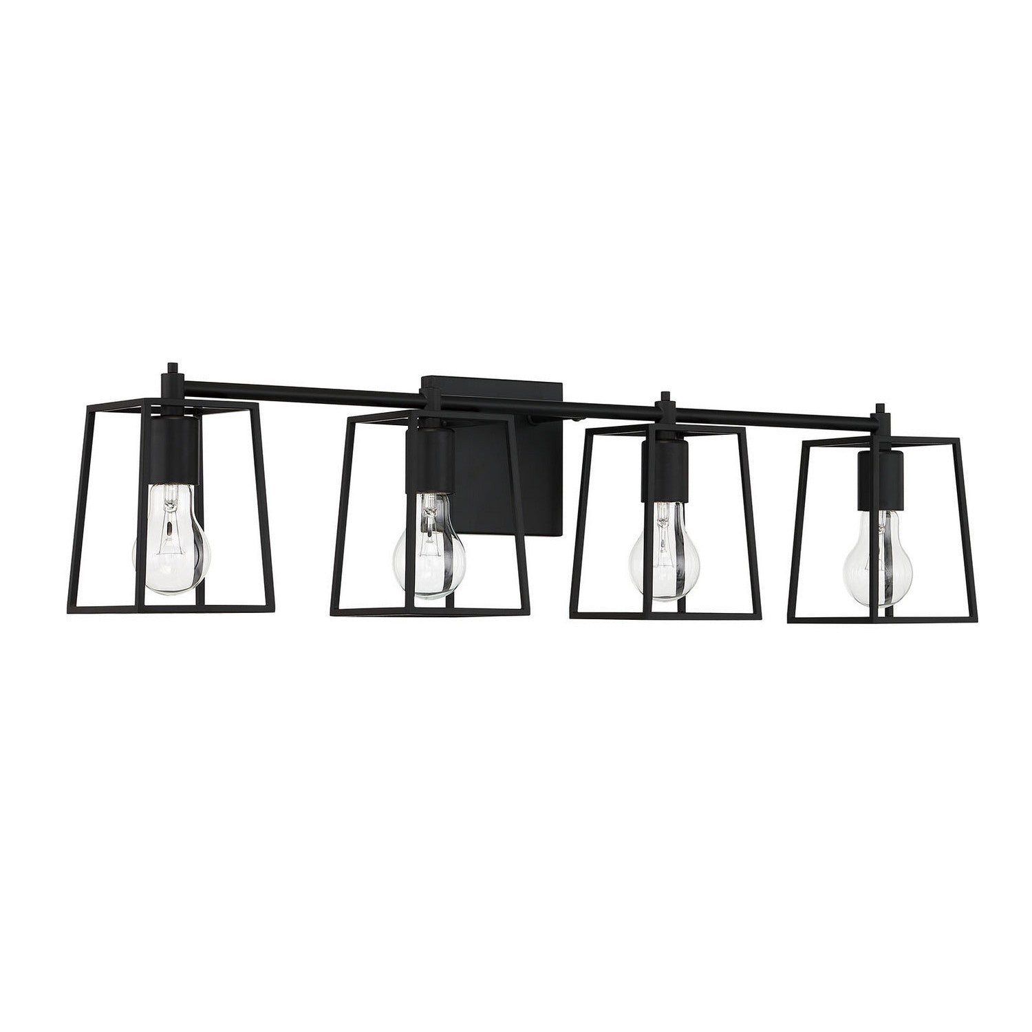 Craftmade - 12132FB4 - Four Light Vanity - Dunn - Flat Black
