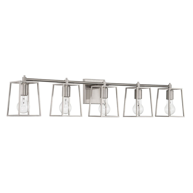 Craftmade - 12141BNK5 - Five Light Vanity - Dunn - Brushed Polished Nickel