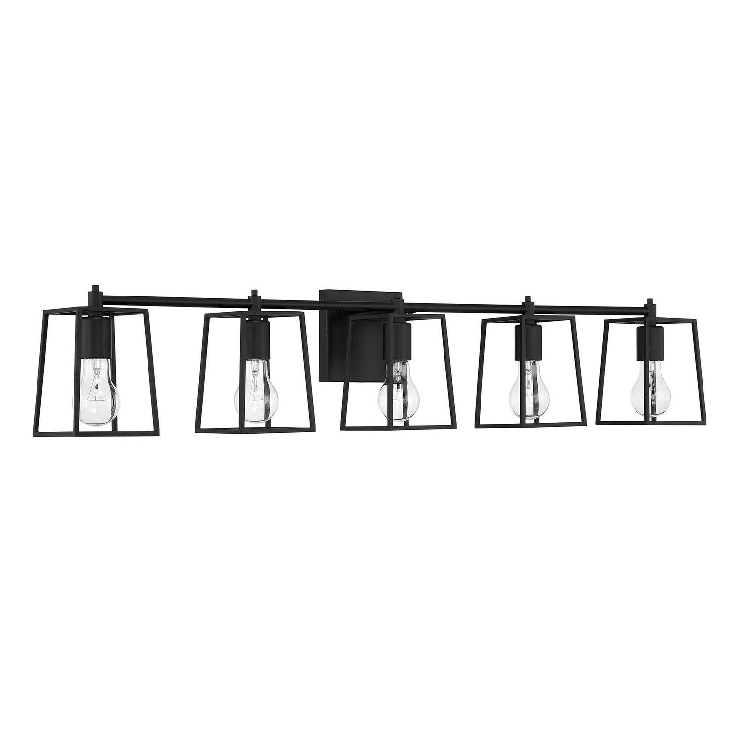 Craftmade - 12141FB5 - Five Light Vanity - Dunn - Flat Black