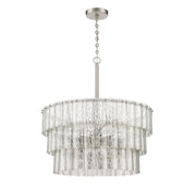 Craftmade - 48690-BNK - 12 Light Pendant - Museo - Brushed Polished Nickel