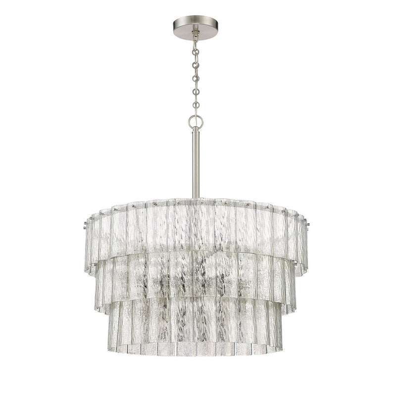 Craftmade - 48690-BNK - 12 Light Pendant - Museo - Brushed Polished Nickel