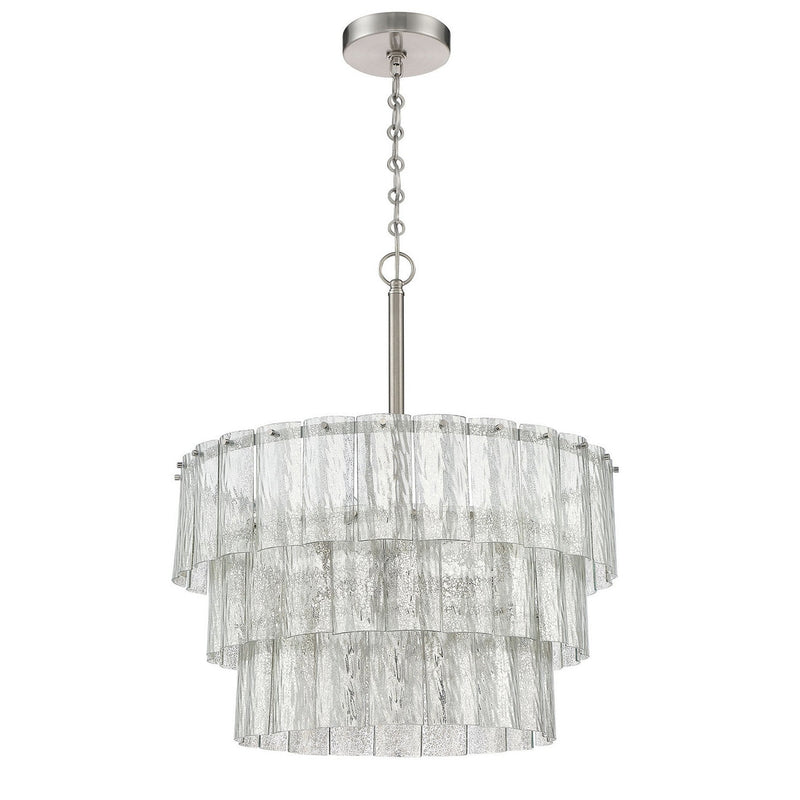 Craftmade - 48696-BNK - Nine Light Pendant - Museo - Brushed Polished Nickel