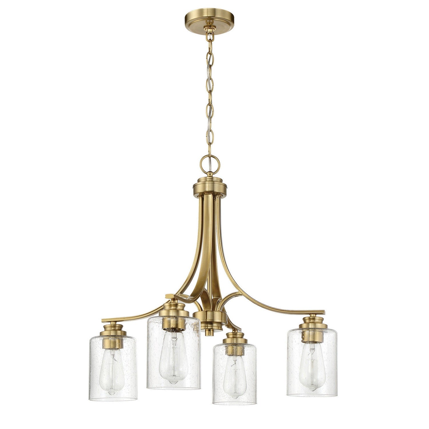 Craftmade - 50524-SB - Four Light Chandelier - Bolden - Satin Brass