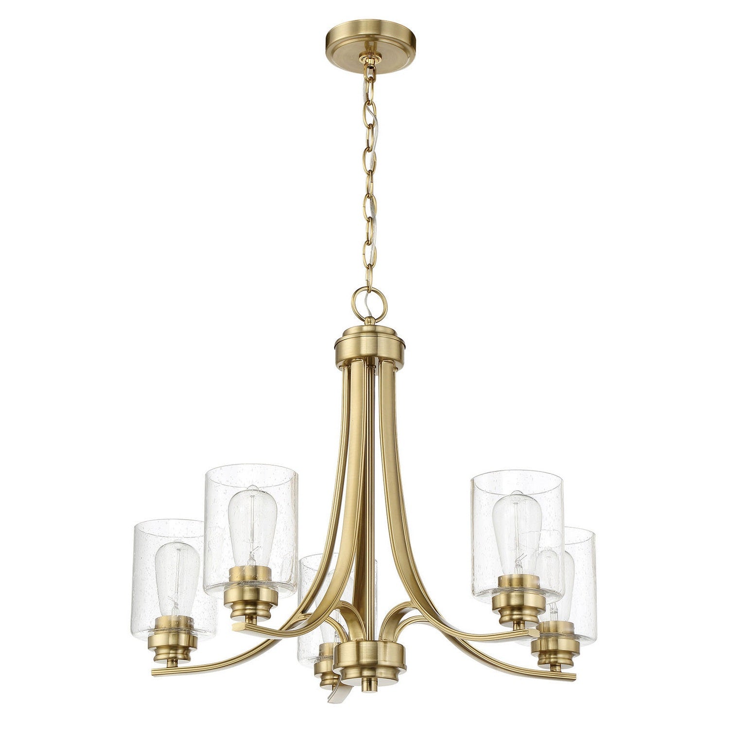 Craftmade - 50525-SB - Five Light Chandelier - Bolden - Satin Brass