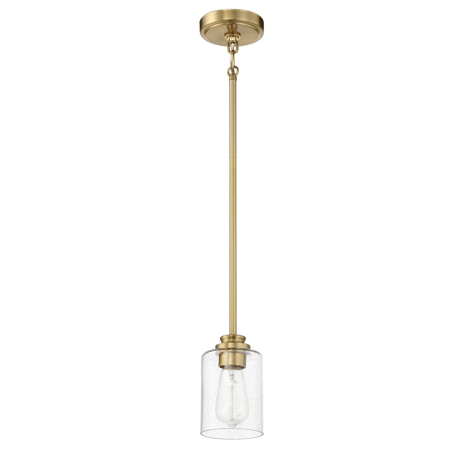 Craftmade - 50591-SB - One Light Mini Pendant - Bolden - Satin Brass