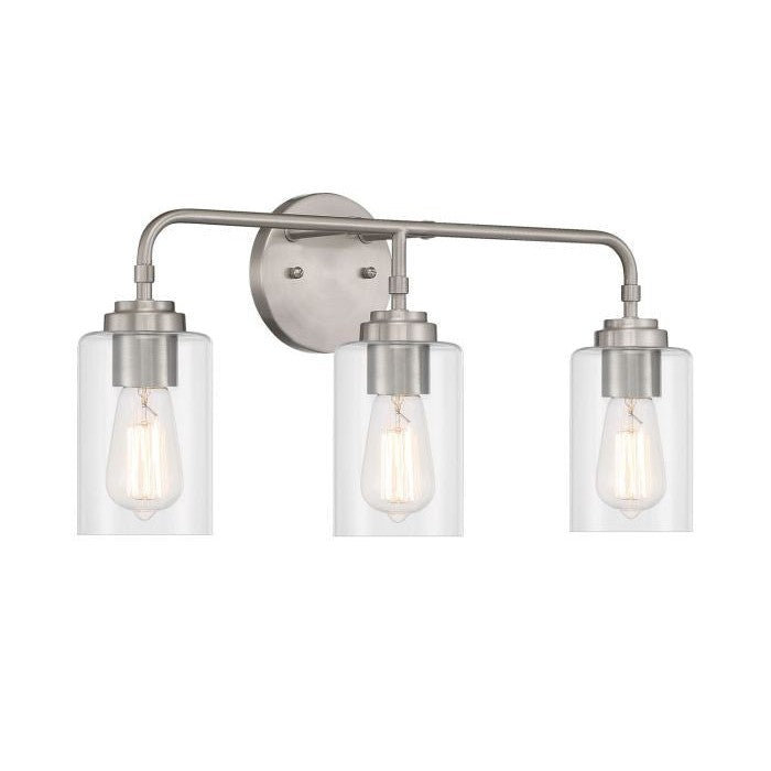 Craftmade - 56003-BNK - Three Light Vanity - Stowe - Brushed Polished Nickel