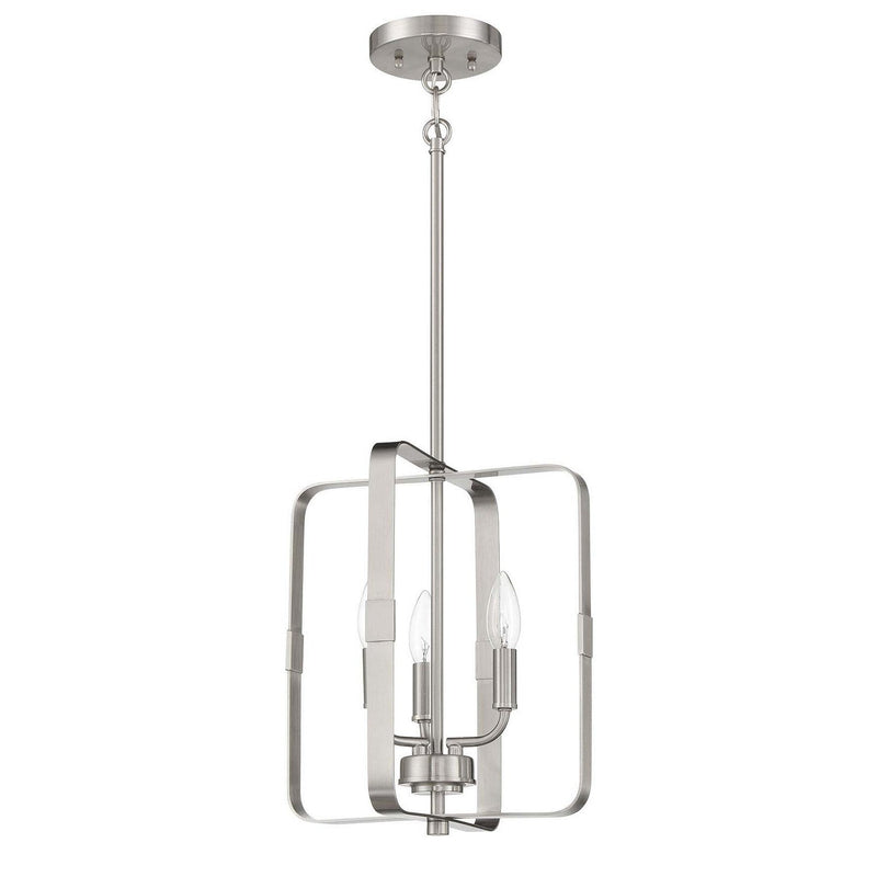 Craftmade - 56033-BNK - Three Light Foyer Pendant - Stowe - Brushed Polished Nickel