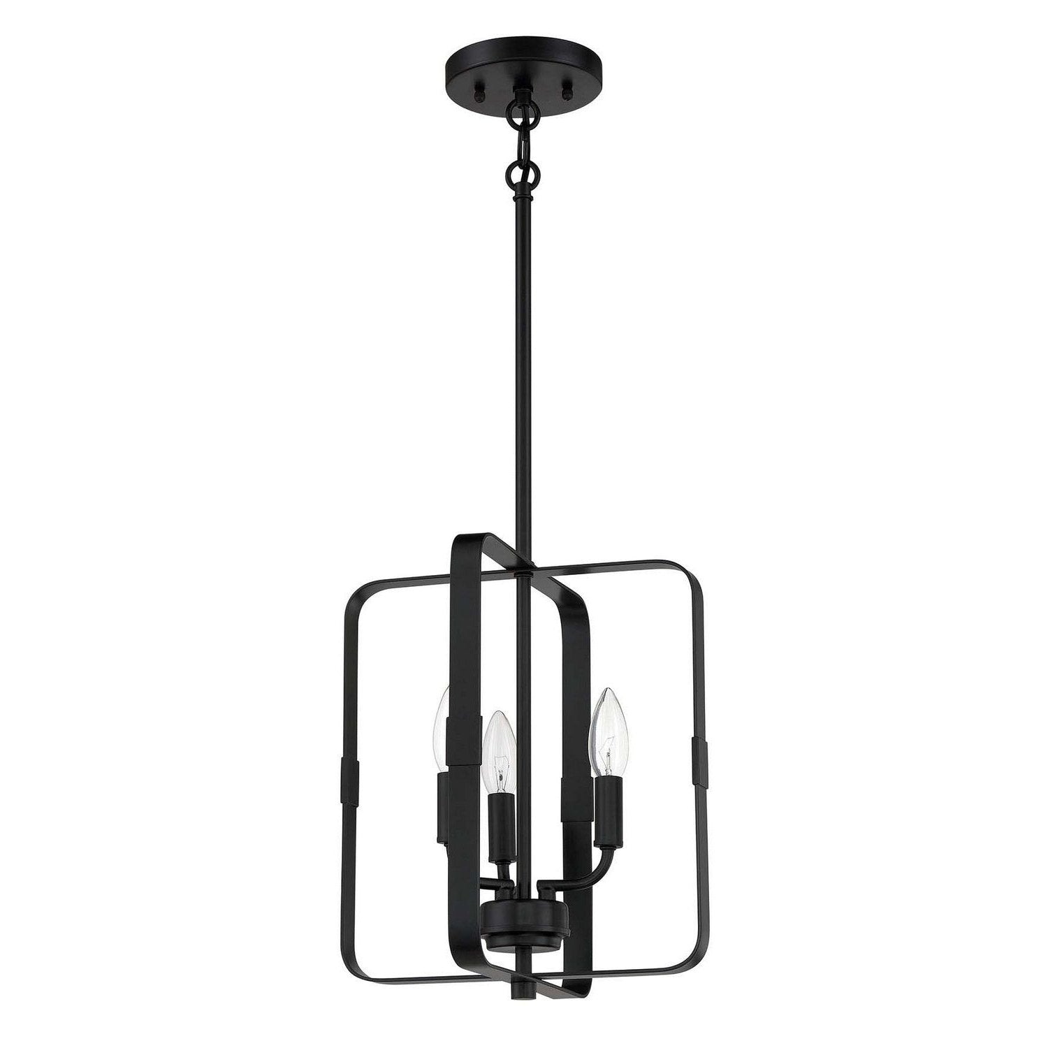 Craftmade - 56033-FB - Three Light Foyer Pendant - Stowe - Flat Black