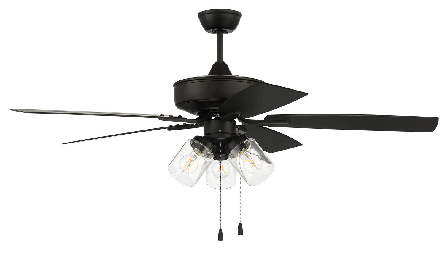 Craftmade - OP104FB5 - 52"Outdoor Ceiling Fan - Outdoor Pro Plus 104 - Flat Black