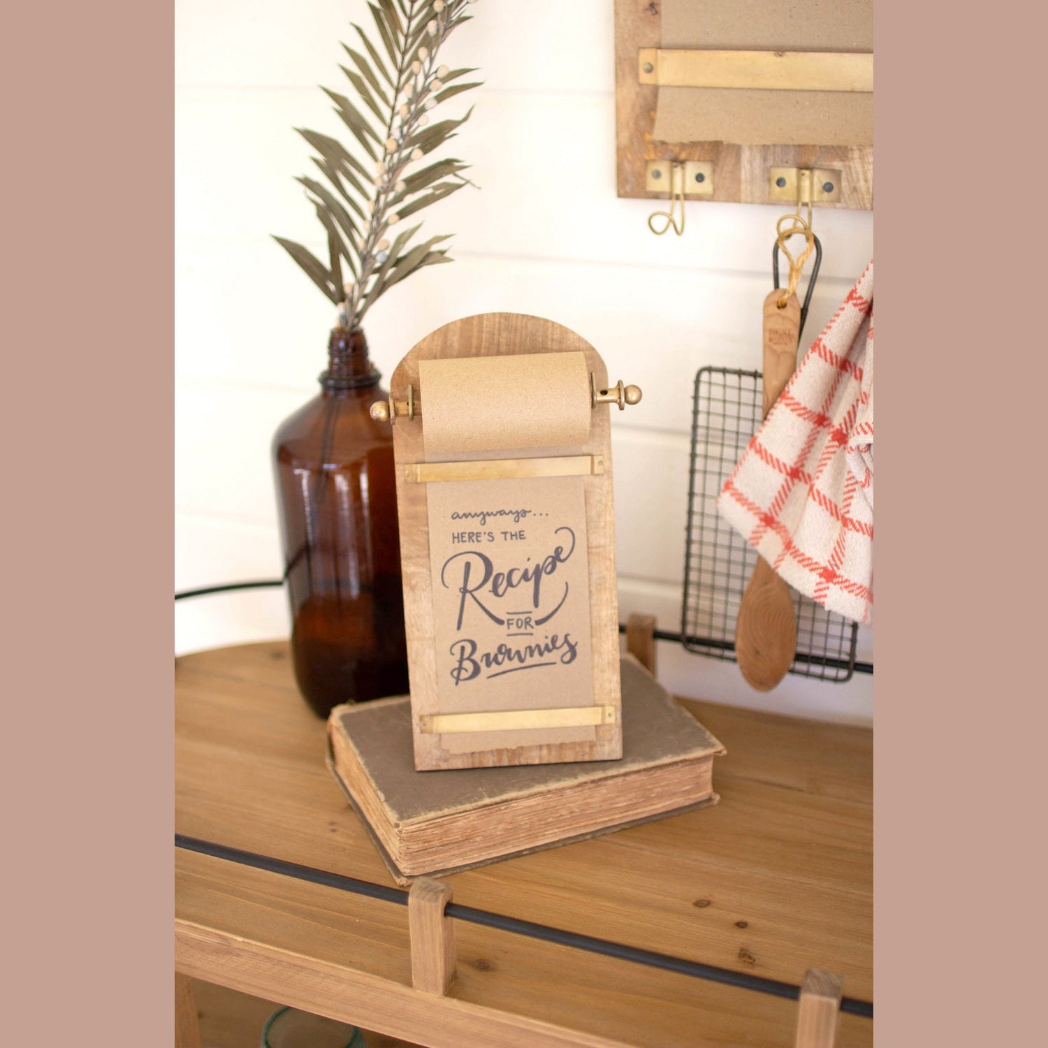 Kalalou - NDE1465 - Table Top Note Roll - Tan