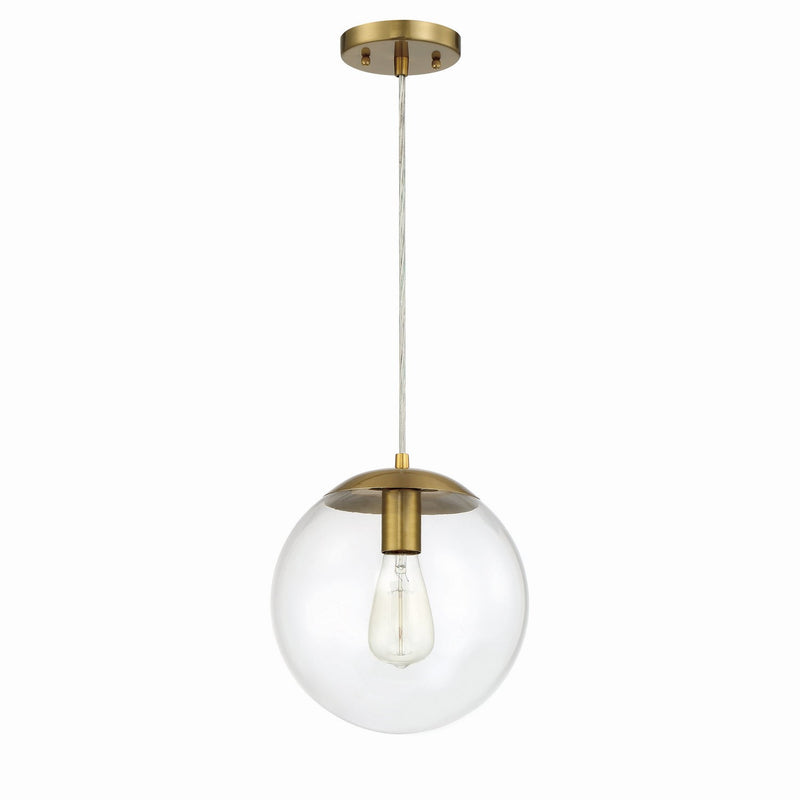 Craftmade - 56891-SB - One Light Pendant - Gaze - Satin Brass