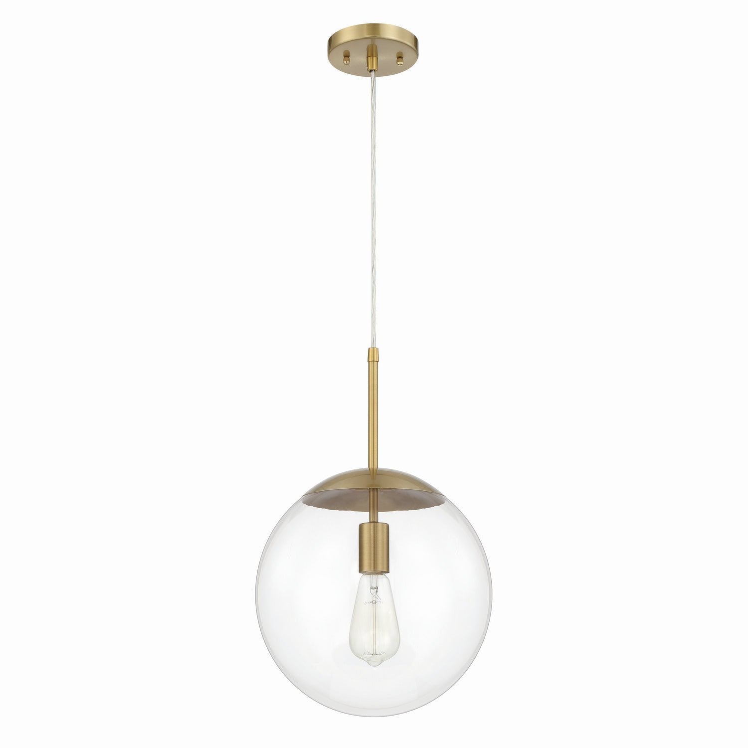 Craftmade - 56892-SB - One Light Pendant - Gaze - Satin Brass