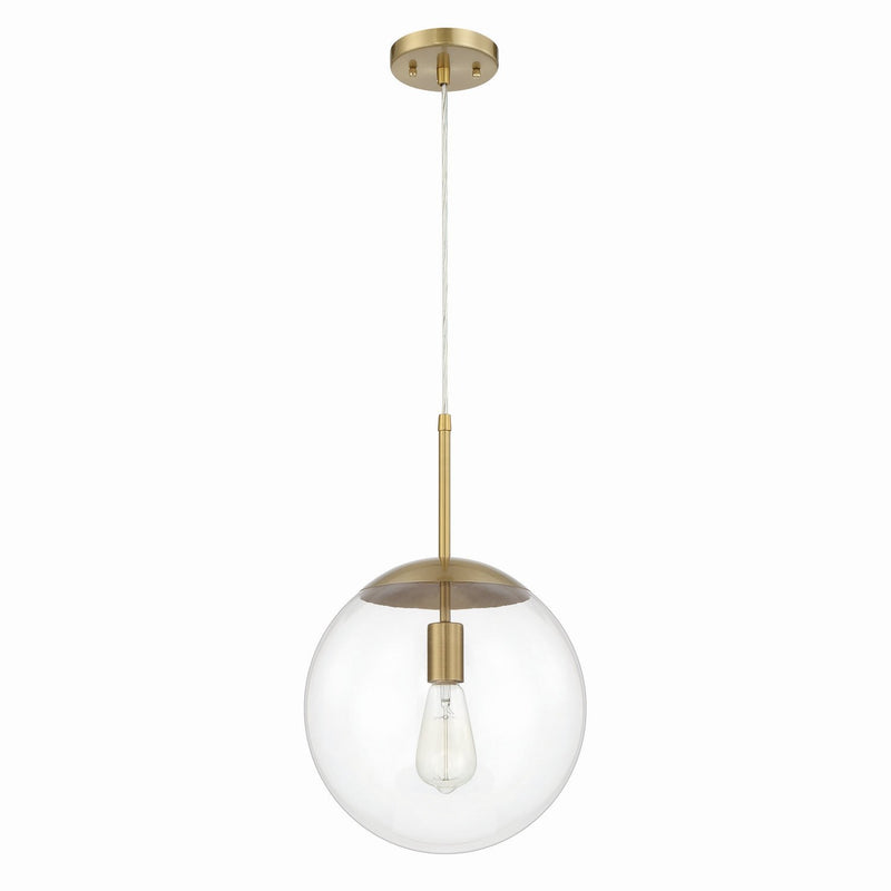 Craftmade - 56892-SB - One Light Pendant - Gaze - Satin Brass