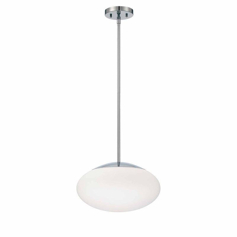 Craftmade - 56894-CH-WG - One Light Pendant - Gaze - Chrome