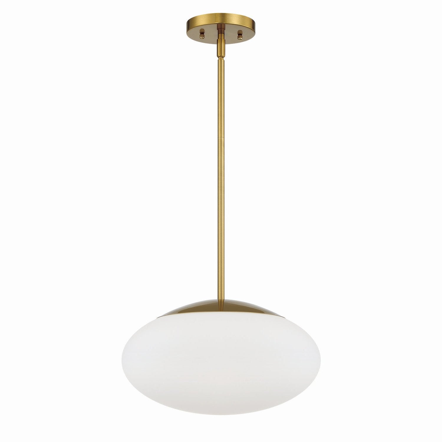 Craftmade - 56894-SB-WG - One Light Pendant - Gaze - Satin Brass